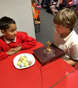 Learning about different religions.