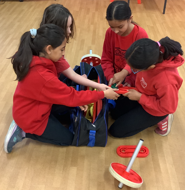Children taking part in Space STEM Day