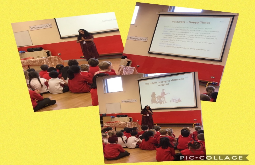 Learning about different religions.