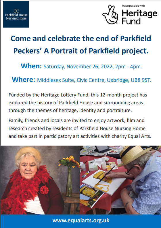 Parkfield House Artwork display day in 2022