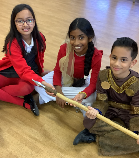 Children taking part in a workshop