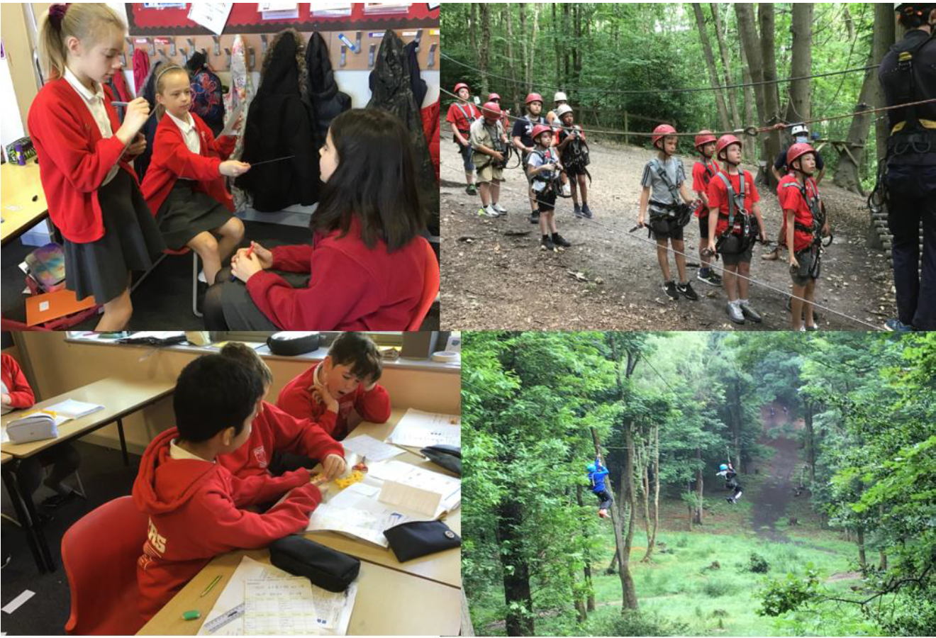 Children enjoying school life.