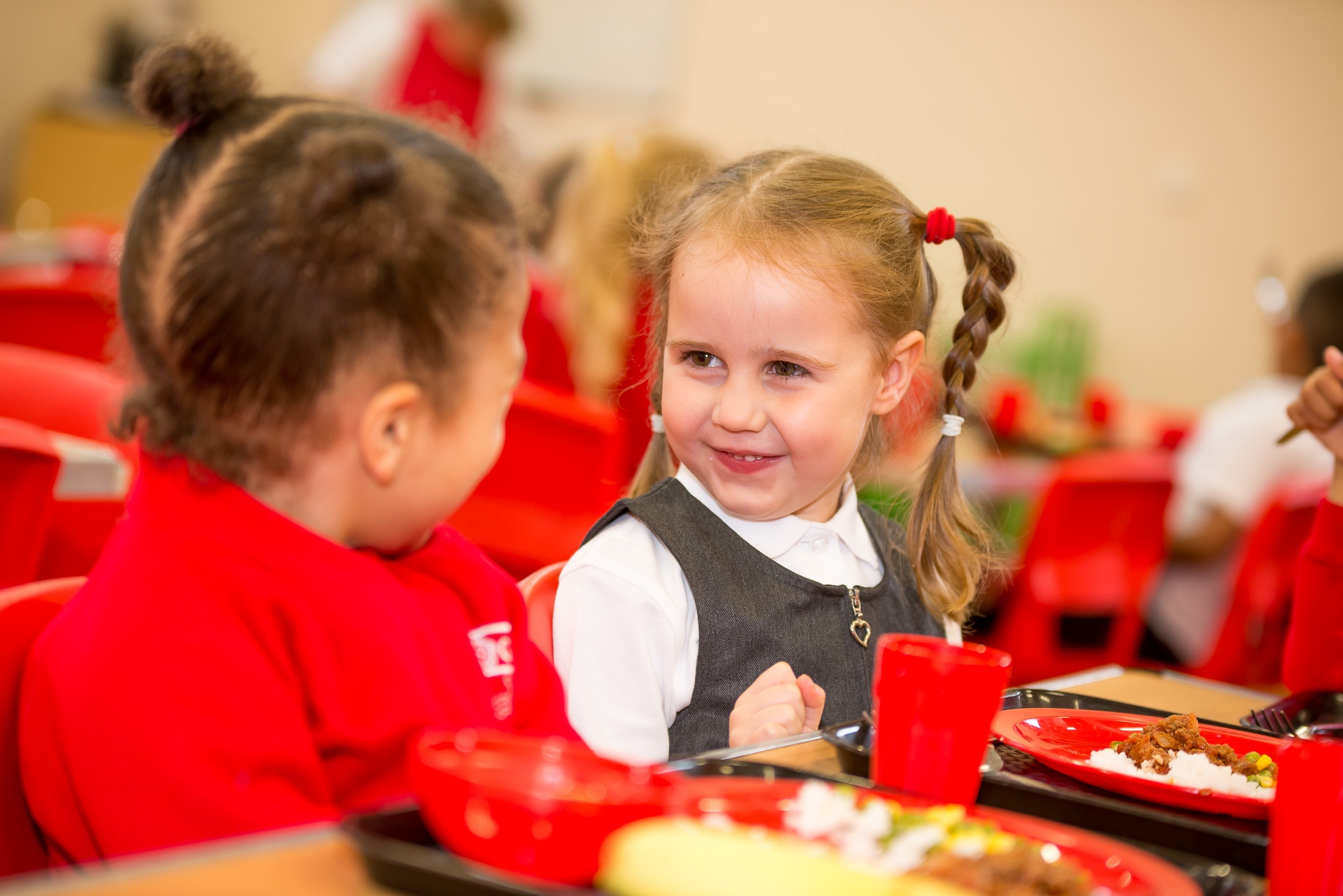 Children at lunch