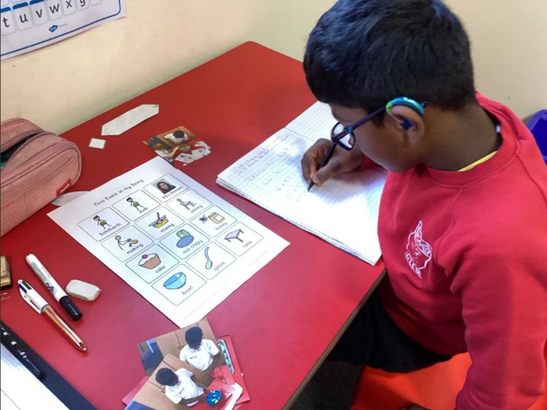 Child working in SRP Unit